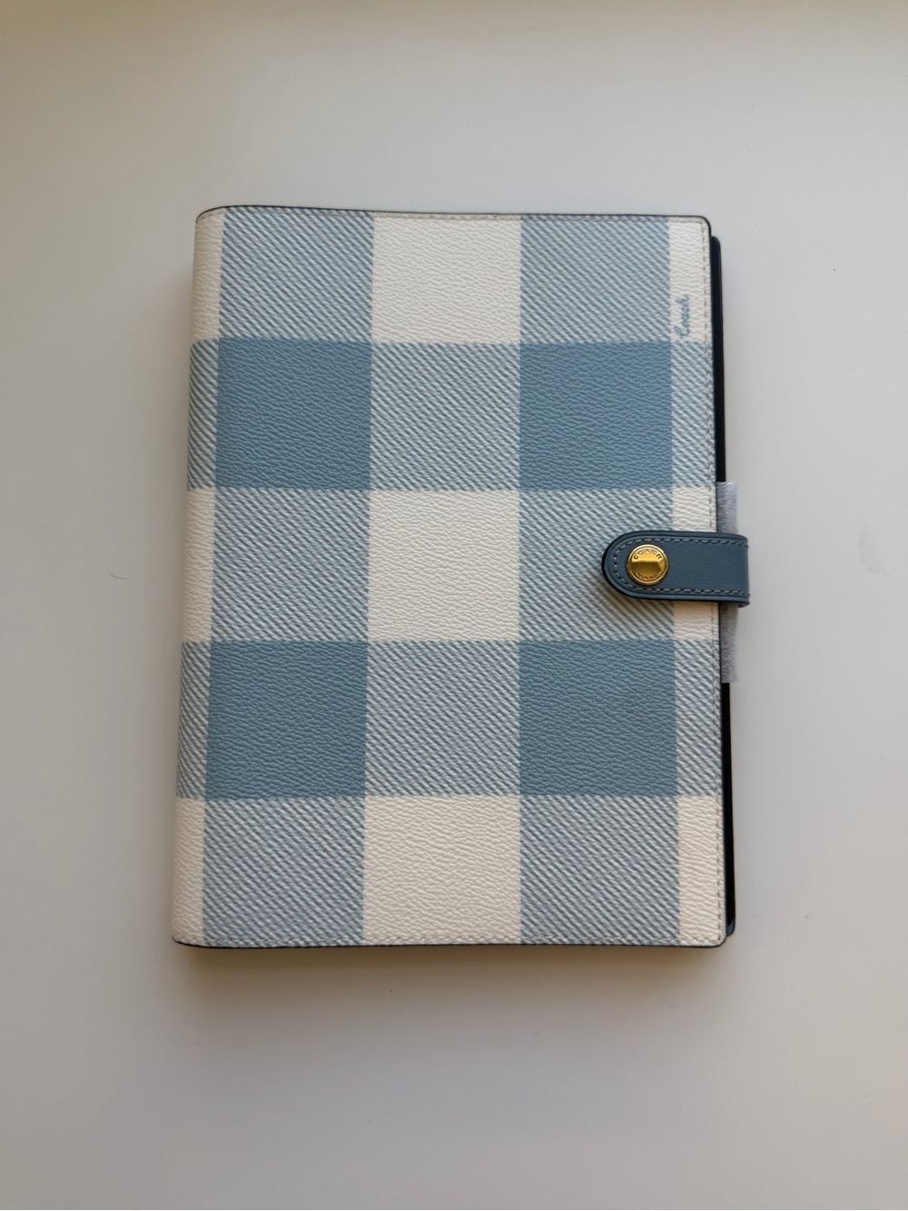 ❌SOLD❌ Coach Notebook With Gingham Print - Picture 3 of 8